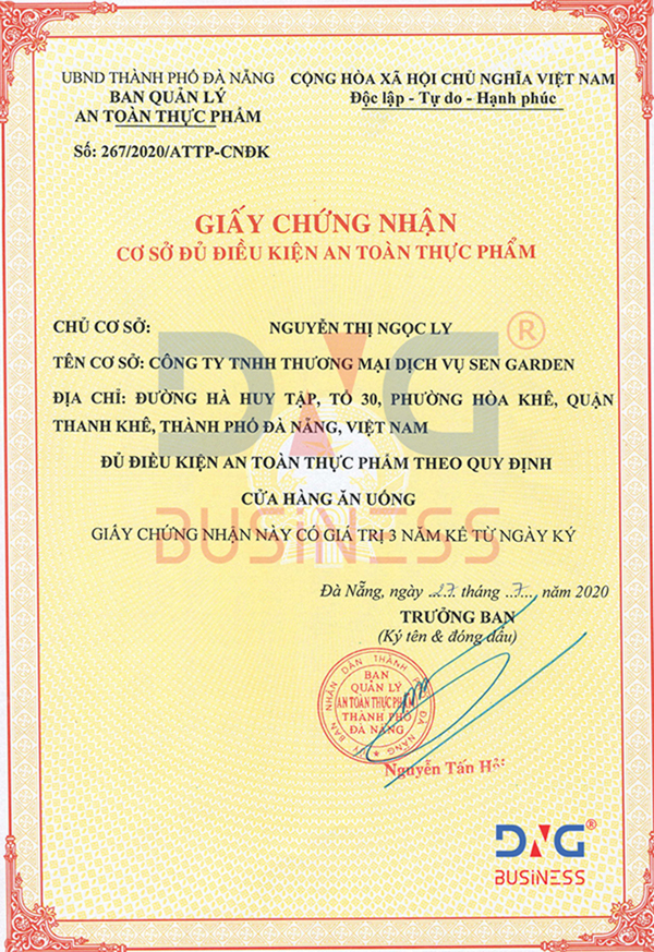 DỊCH VỤ AN TOÀN THỰC PHẨM TẠI ĐÀ NẴNG DỊCH VỤ AN TOÀN THỰC PHẨM TẠI ĐÀ NẴNG