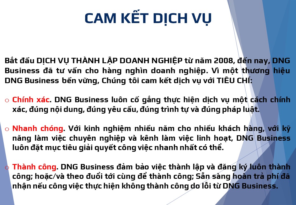 DỊCH VỤ THÀNH LẬP DOANH NGHIỆP TẠI ĐÀ NẴNG