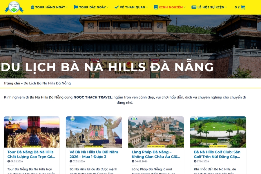 Đề xuất 9 đơn vị lữ hành Đà Nẵng "đáng tin cậy" 2026