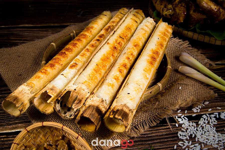 Cơm Lam – thịt nướng theo cách đồng bào Cơ Tu