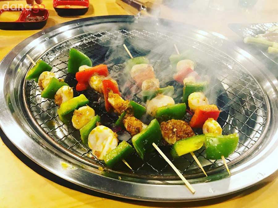 Còi Biên Mai nướng sa tế