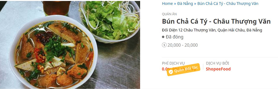 Bún Chả Cá Tý