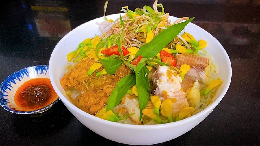 bún cá lóc châu đốc