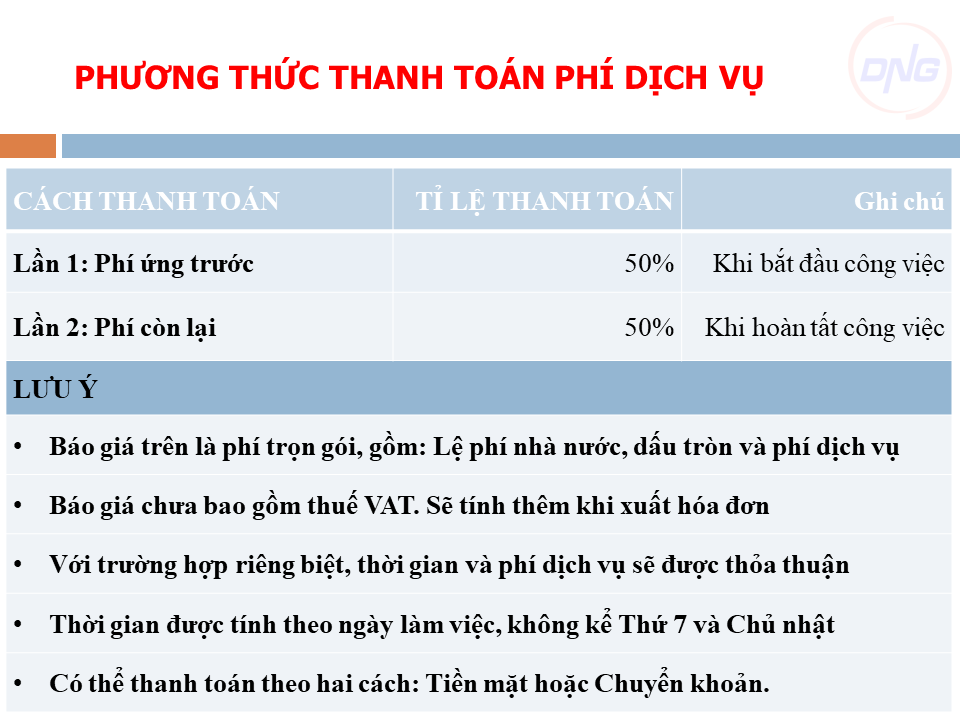 Dịch vụ GIẢI THỂ VPĐD tại Đà Nẵng