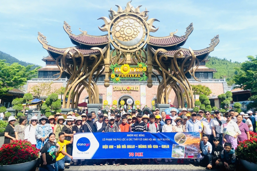 Check in Cổng thời gian Bà Nà Hills